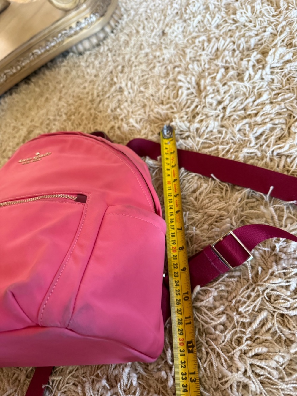 Kate Spade New York Chelsea Medium Nylon Backpack Pink - Picture 12 of 12